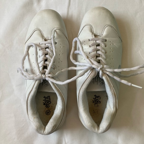 Lightly worn, white cheer shoes - Picture 1 of 6